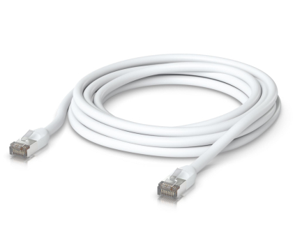 Kabel komputerowy Ubiquiti UACC-Cable-Patch-Outdoor-5m-WH  LAN  Cat.5e STP 5m biały